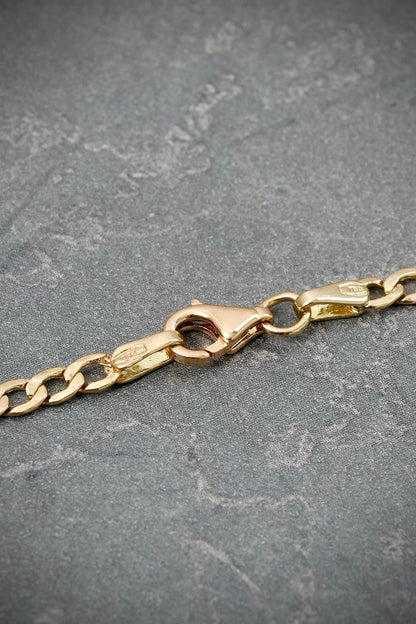 Cadena figaro 5.4gr / Largo 70cm / Oro Amarillo italy cte B