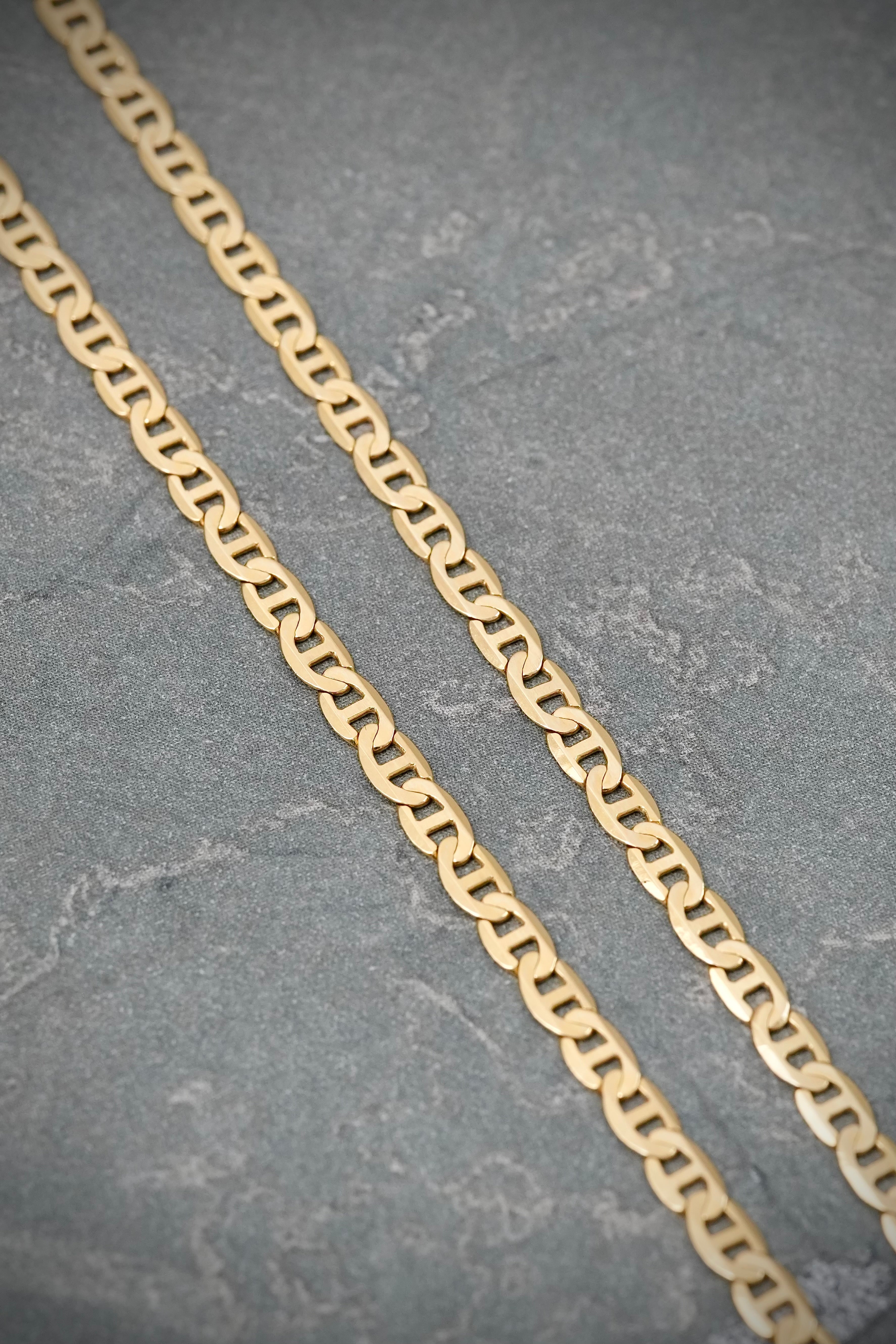 Cadena escalera 7.25gr / Largo 60cm / Oro Amarillo italy +3 B