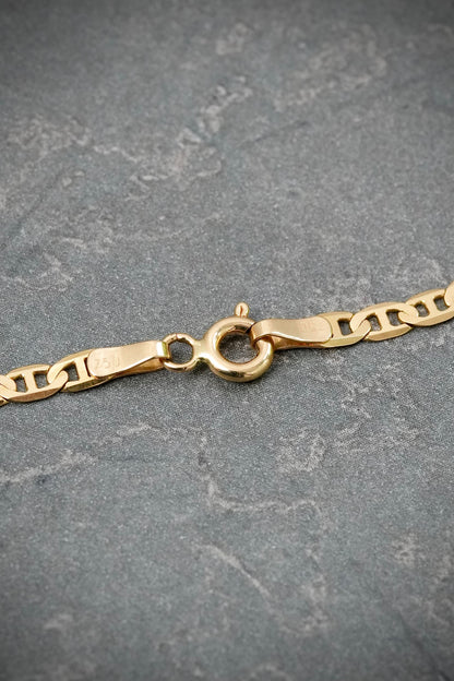 Cadena escalera 7.25gr / Largo 60cm / Oro Amarillo italy +3 B