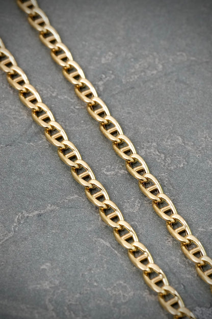 Cadena escalera 11.7gr / Largo 60cm — Oro Amarillo