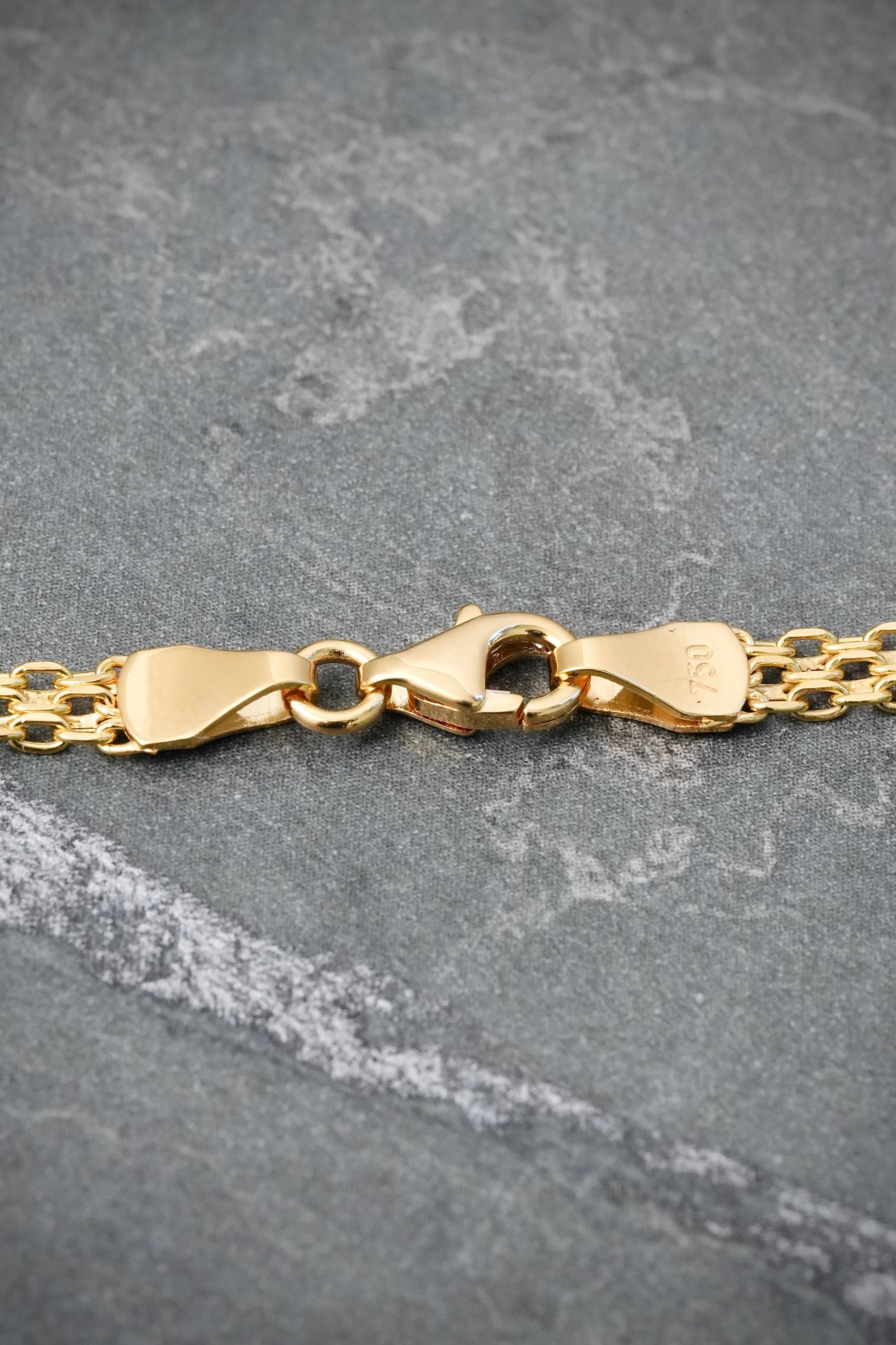 Cadena China 4.3gr / 45cm / 3.4mm — Oro Amarillo