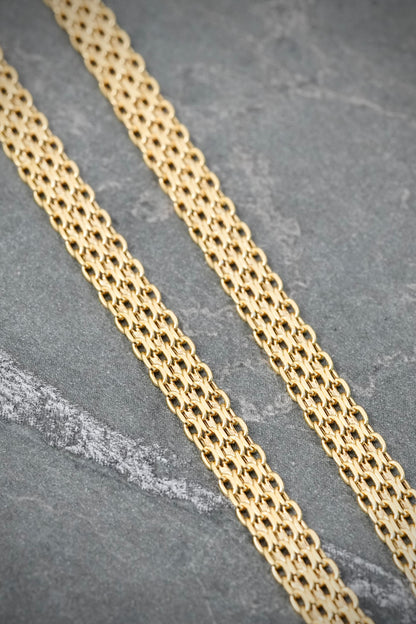 Cadena China 7.3gr / 60cm / 4.7mm — Oro Amarillo