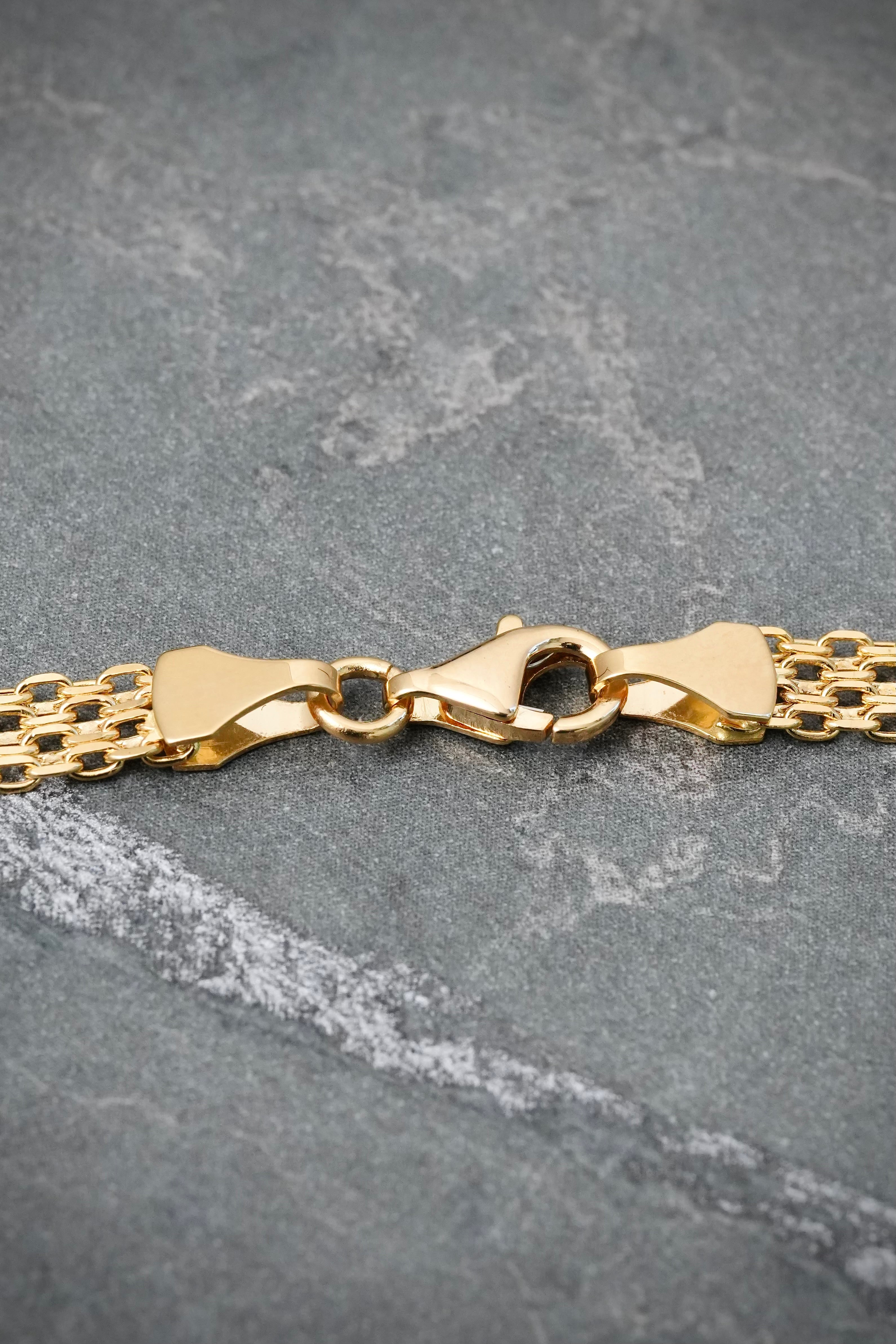 Cadena China 7.3gr / 60cm / 4.7mm — Oro Amarillo