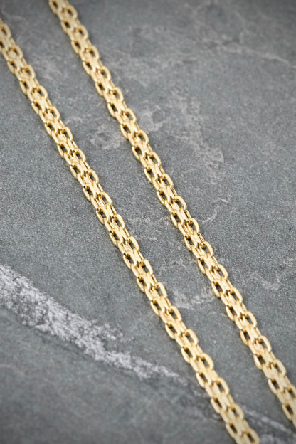 Cadena China 4gr / 70cm / 2.2mm — Oro Amarillo