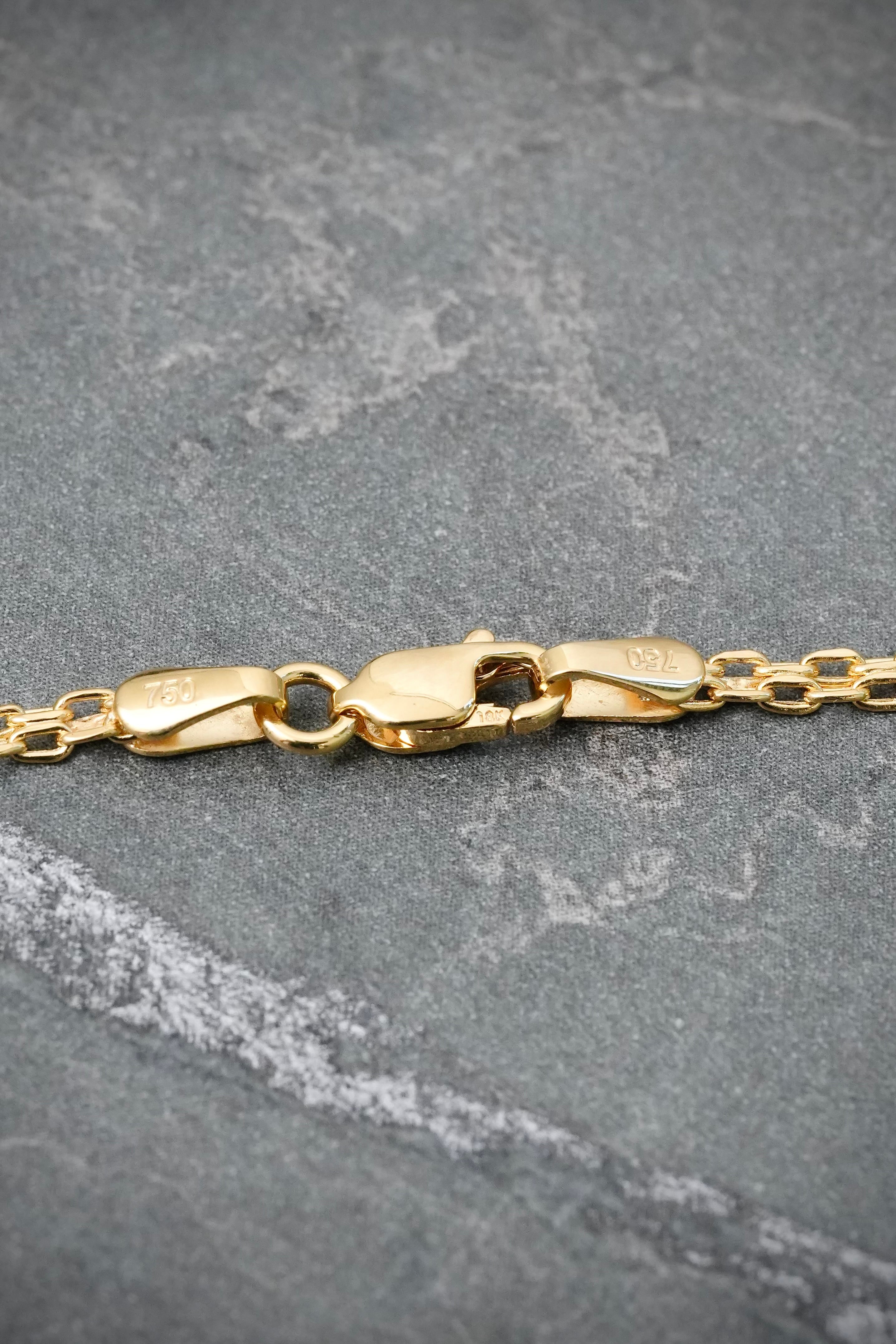 Cadena China 4gr / 70cm / 2.2mm — Oro Amarillo