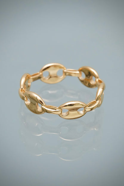 Anillo Gc 4.8gr / Talla 9 1/2 — Oro Amarillo