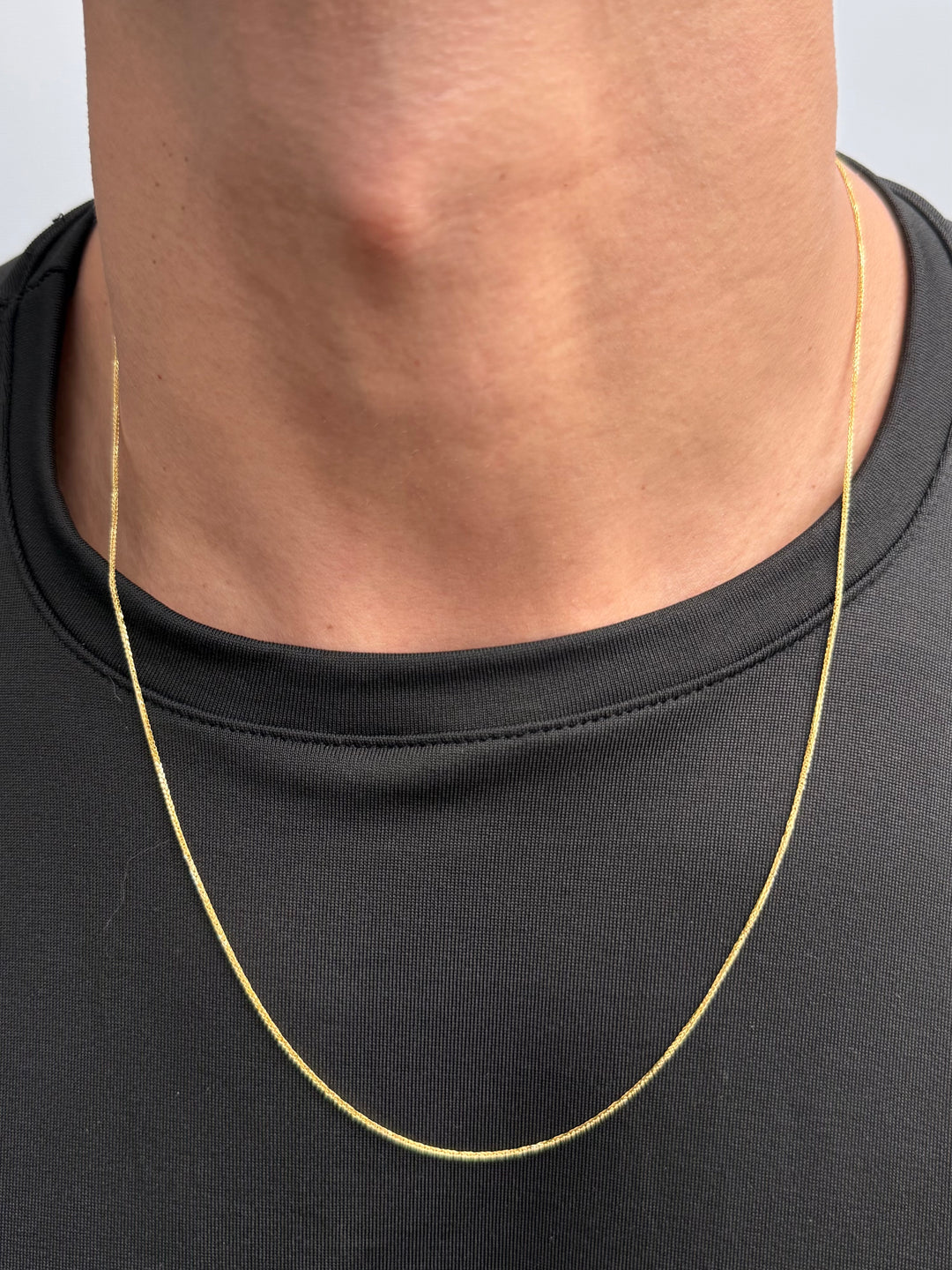 Cadena Franco 2.2gr / 60cm / 0.8mm — Oro Amarillo