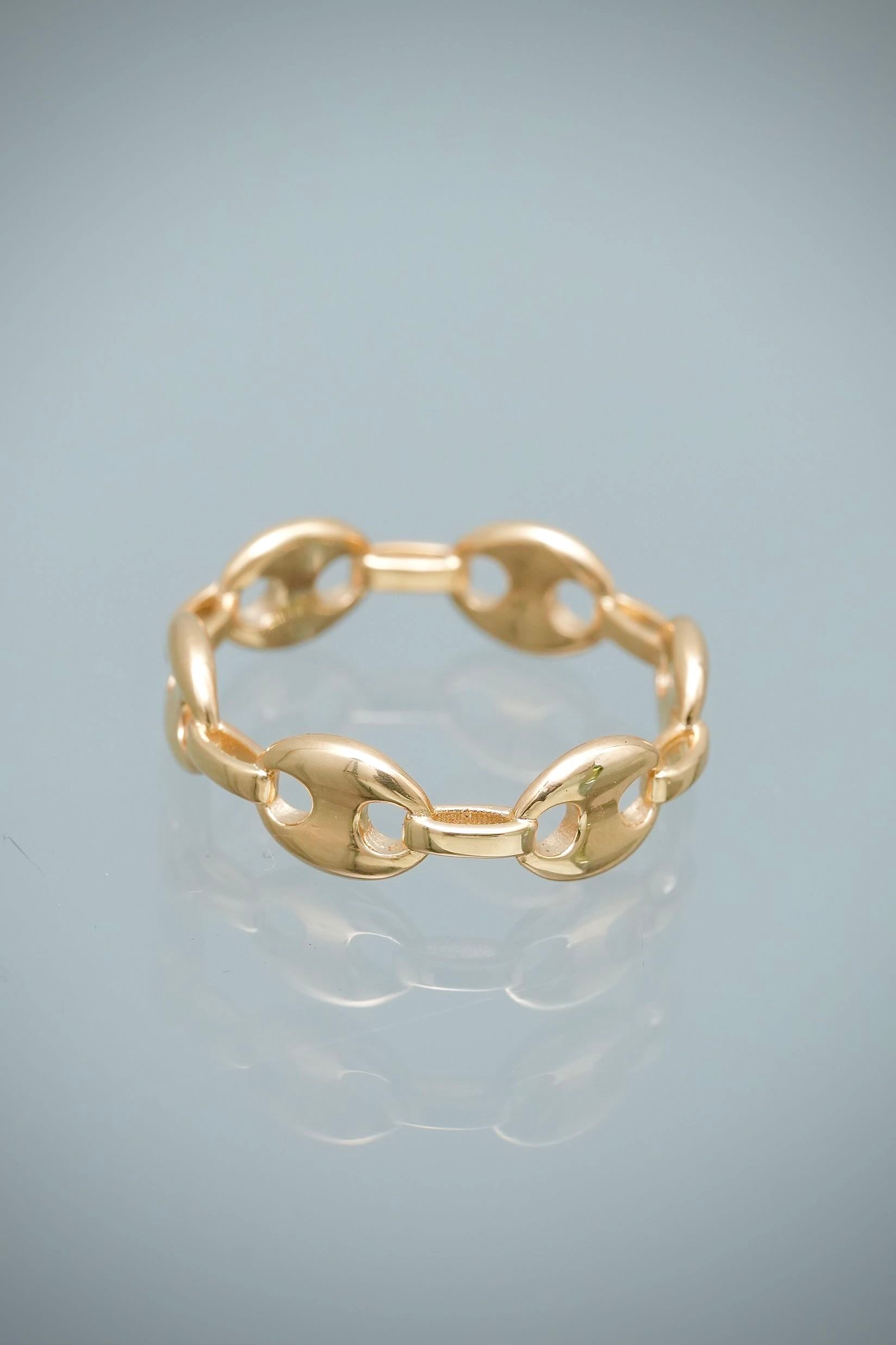 Anillo Gc Liso 3.6gr / Talla 6 1/4 — Oro Amarillo