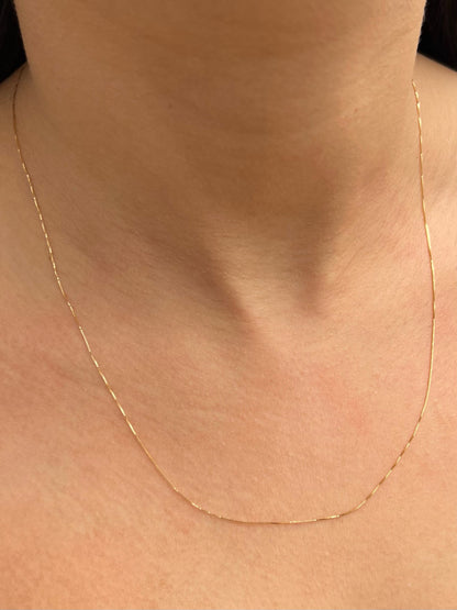 Cadena veneciana 1.15gr / Largo 50cm / Oro Amarillo italy +3 B