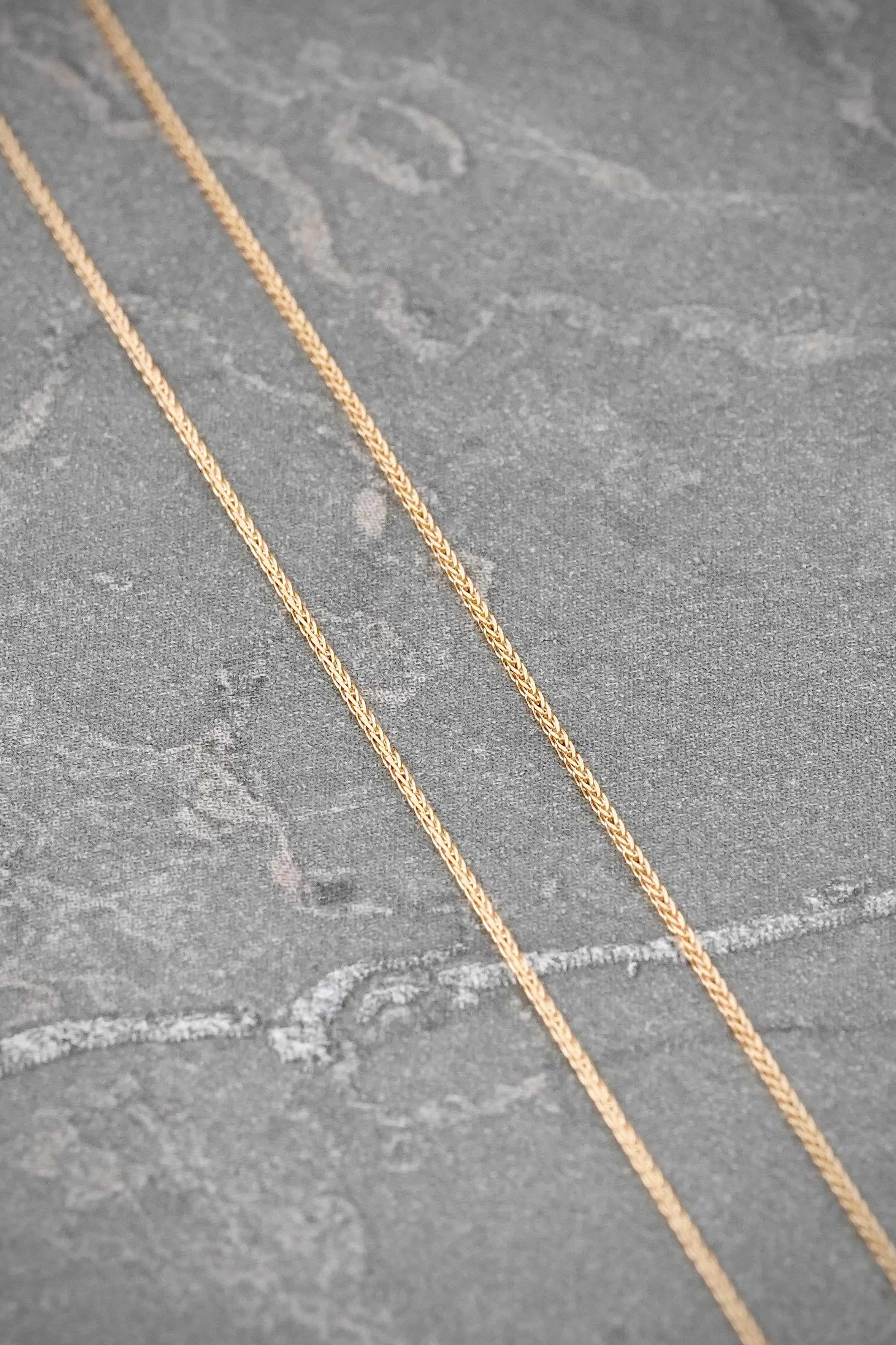 Cadena Mini Franco 0.6gr / 45cm / 0.45mm — Oro Amarillo