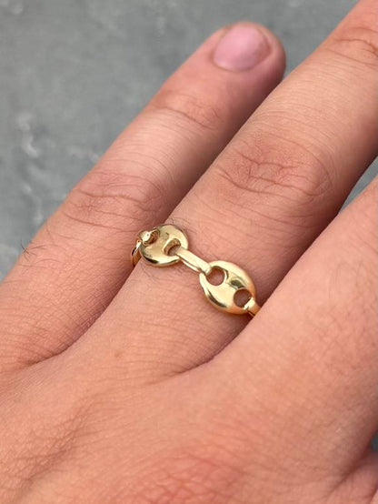 Anillo Gc Liso 3.6gr / Talla 6 1/4 — Oro Amarillo