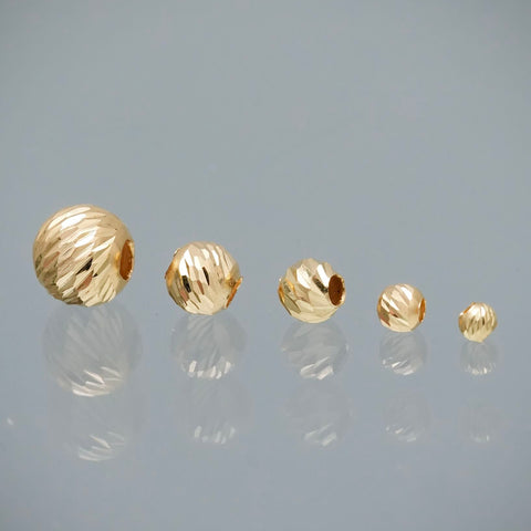 Bola Diamantada 8mm 0.3gr — Oro Amarillo