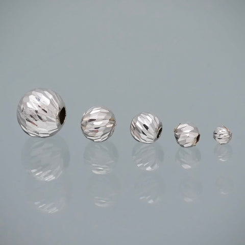 Bola Diamantada 8mm 0.32gr — Oro blanco