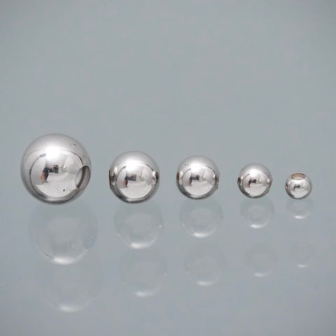 Bola lisa 3mm 0.05gr — Oro Blanco
