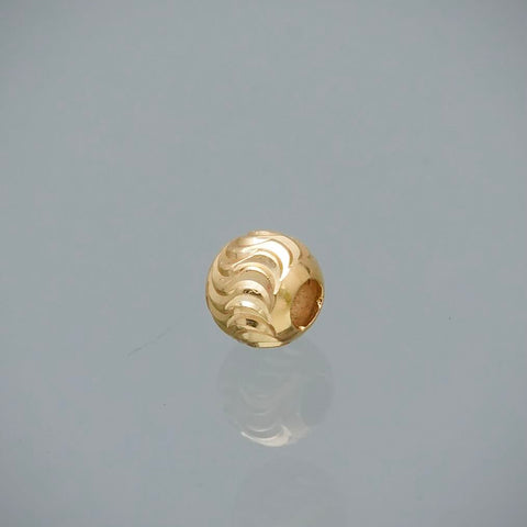 Bolas diamantada luna 5mm 0.25gr — Oro Amarillo