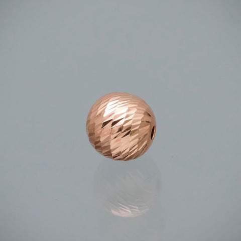 Bolas diamantada 10mm 0.65gr — Oro Rosado