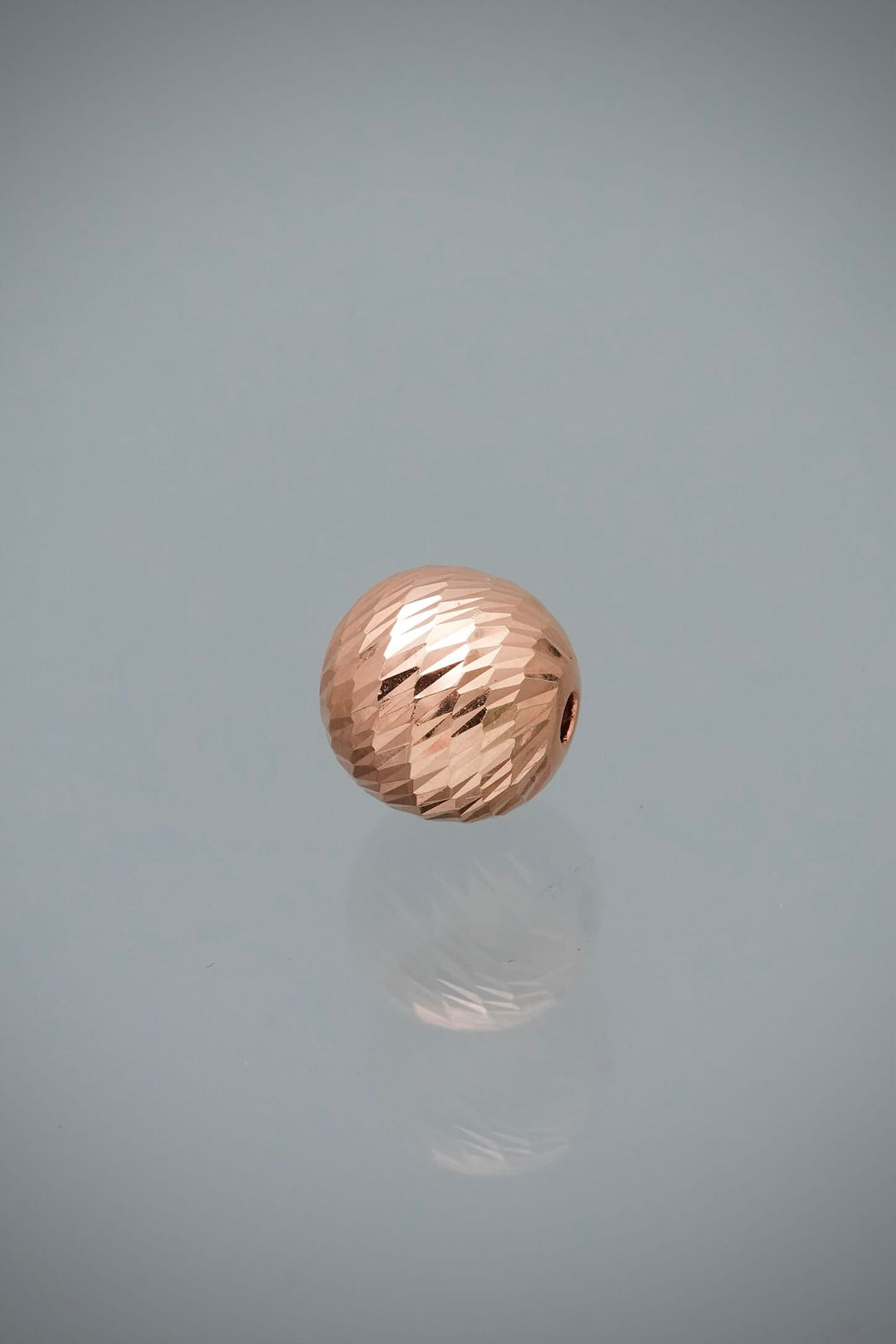 Bolas diamantada 10mm 0.65gr — Oro Rosado