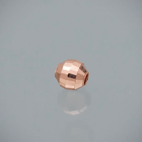 Bolas diamantado discoteca #5mm 0.22gr — Oro Rosado