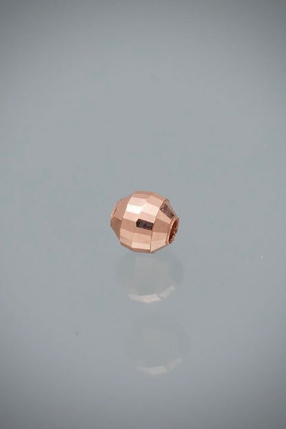 Bolas diamantado discoteca #5mm 0.22gr — Oro Rosado