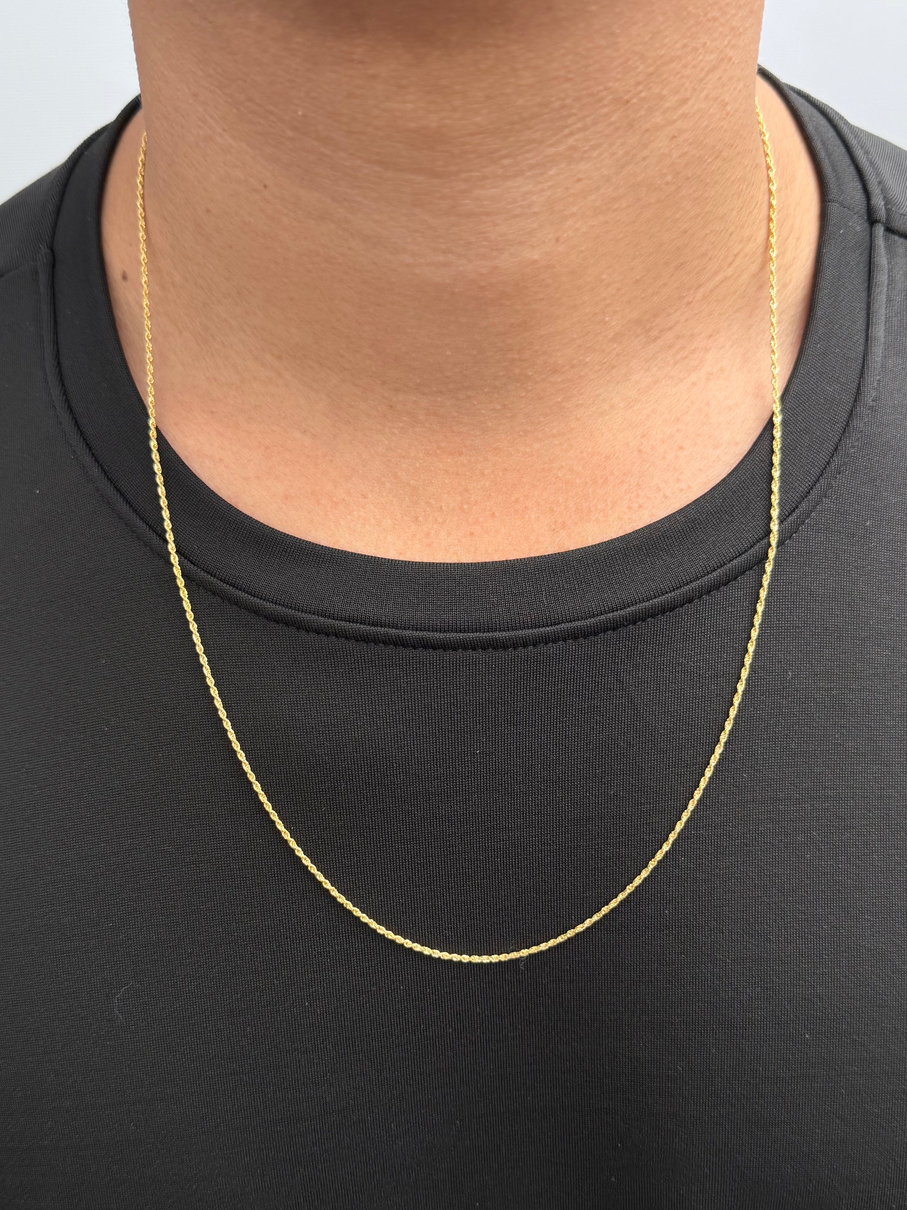 Cadena Lazo 1.2gr / 60cm / 1.2mm — Oro Amarillo
