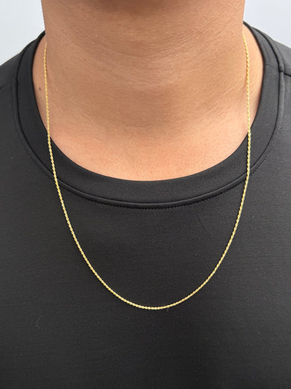 Cadena Lazo 1.1gr / 60cm / 1.2mm — Oro Amarillo