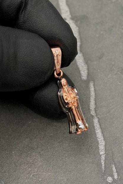Dije de la santa muerte 2.55gr / Largo 3.0 cm — Dos Oros
