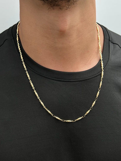 Cadena rustica 10.65gr / Largo 60cm / Oro Amarillo Nac M