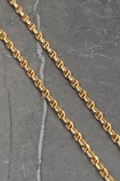 Cadena escalera 7gr / Largo 60cm / Oro Amarillo italy +3 M