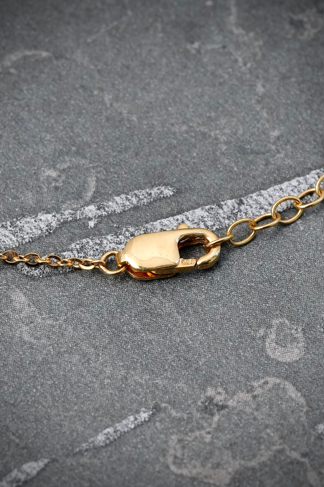 Cadena  rolon con bolas diamantadas 6.45gr / Largo 45cm / Tres Oros italy +3 — Tres Oros