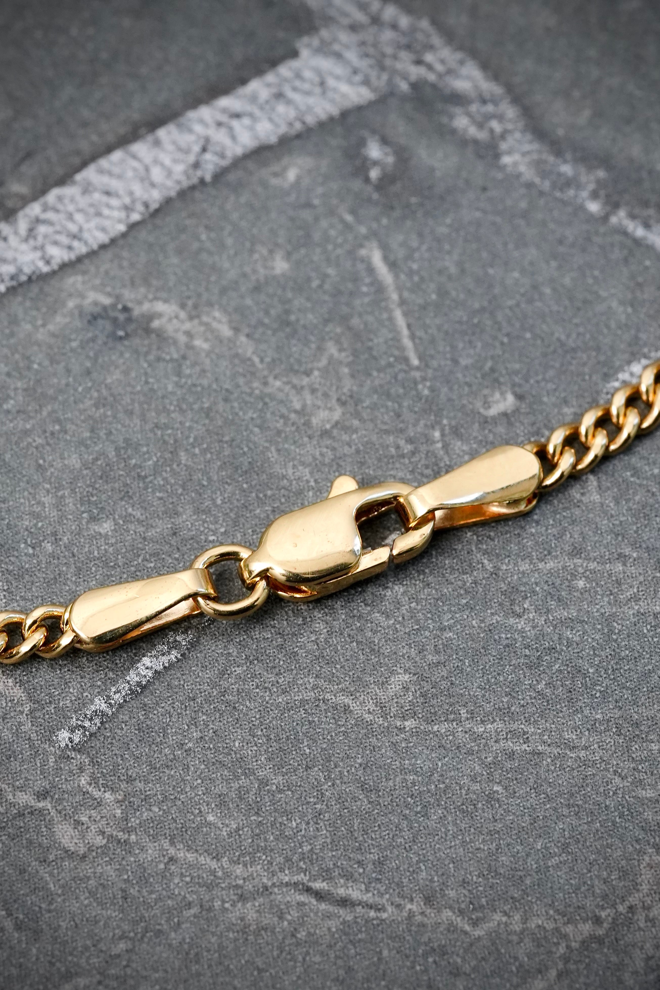 Cadena cubana 7.8gr / Largo 45cm / Oro Amarillo italy cte B