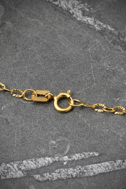 Cadena aro seguido diamantado 1.9gr / Largo 45 cm — Tres Oros