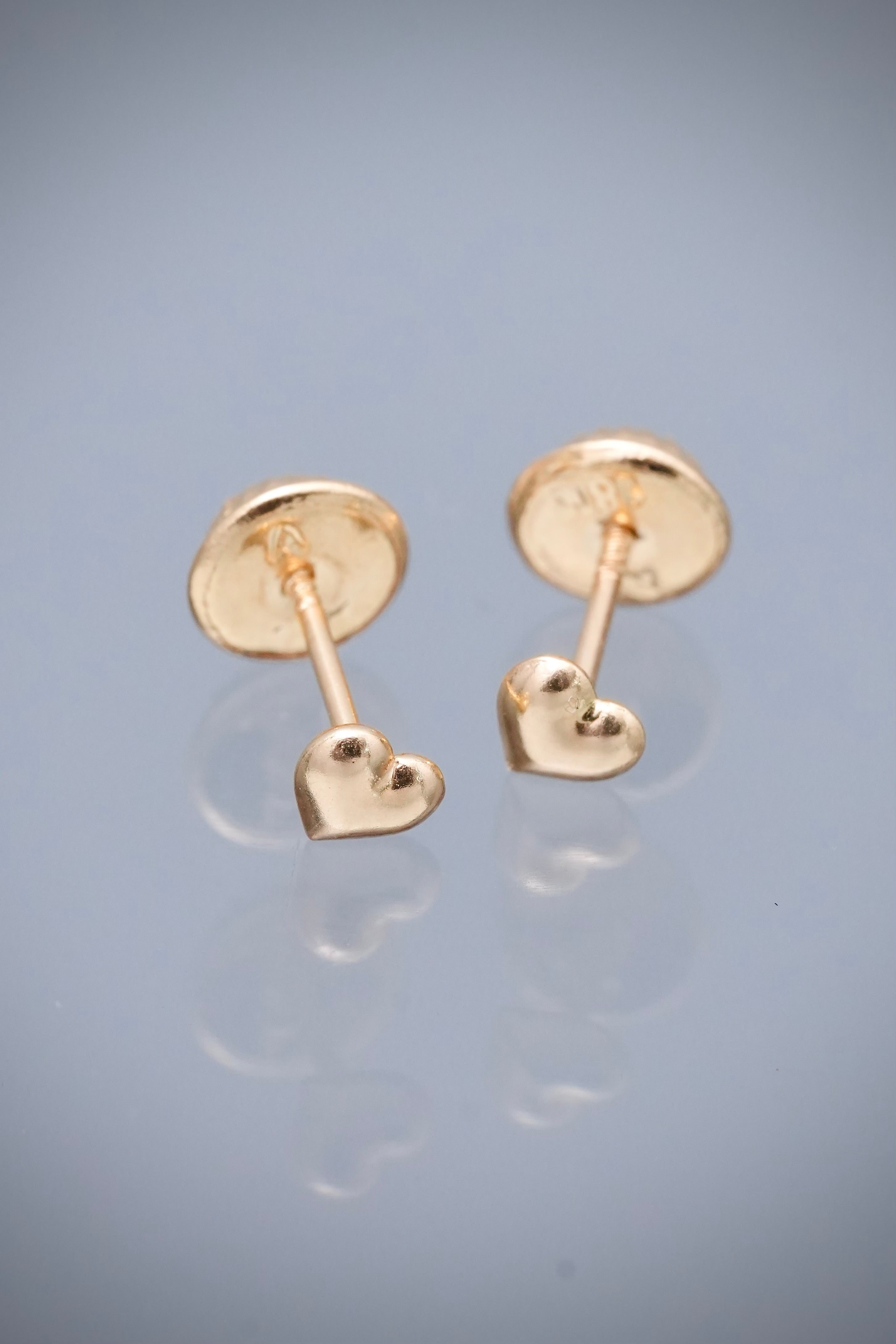 Topos corazon 0.4gr / Largo 0.3cm — Oro Amarillo