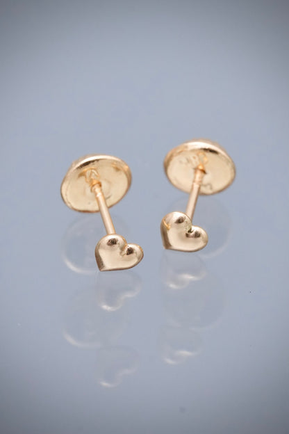 Topos corazon 0.4gr / Largo 0.3cm — Oro Amarillo