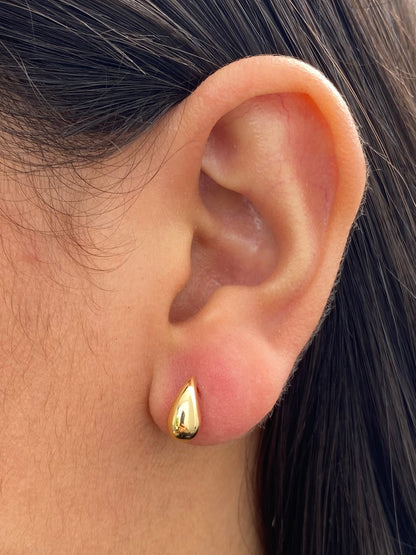 Topos gota 0.9gr / Largo 1cm — Oro Amarillo