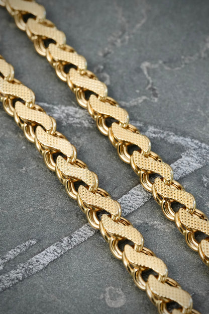 Cadena Rustica 24gr / 60cm / 5.5mm — Oro Amarillo 18K