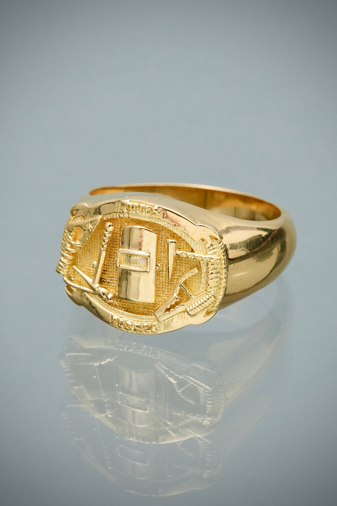Anillo Soldador 13.3gr / Talla 10 3/4 — Oro Amarillo