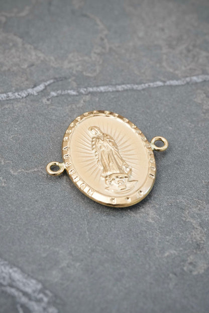 Herraje Virgen Guadalupe 1.45gr / 2.2cm / 20.7mm — Oro Amarillo