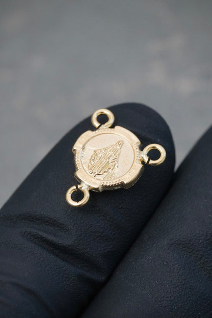 Herraje Crucero de la Milagrosa 0.55gr / 1.2cm / 13.8mm — Oro Amarillo
