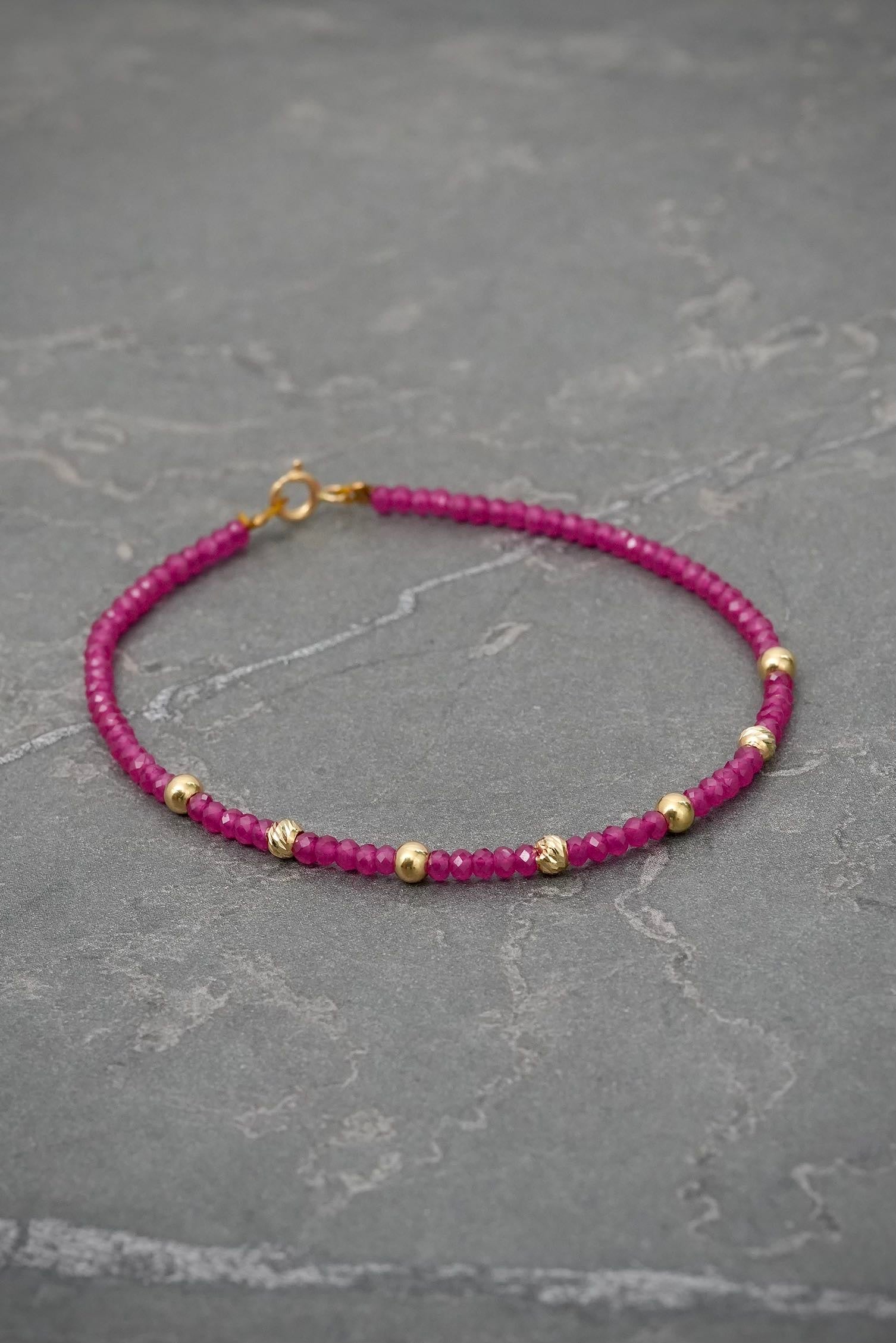 Pulsera energetica /  16cm / Oro Amarillo (Joya) M