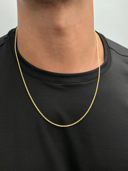 Cadena lazo 2.35gr / Largo 60cm / Oro Amarillo italy +2 M