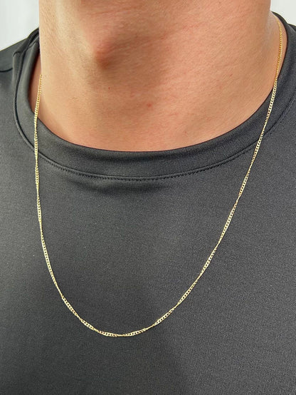 Cadena pancer 3.4gr / Largo 60cm — Oro Amarillo