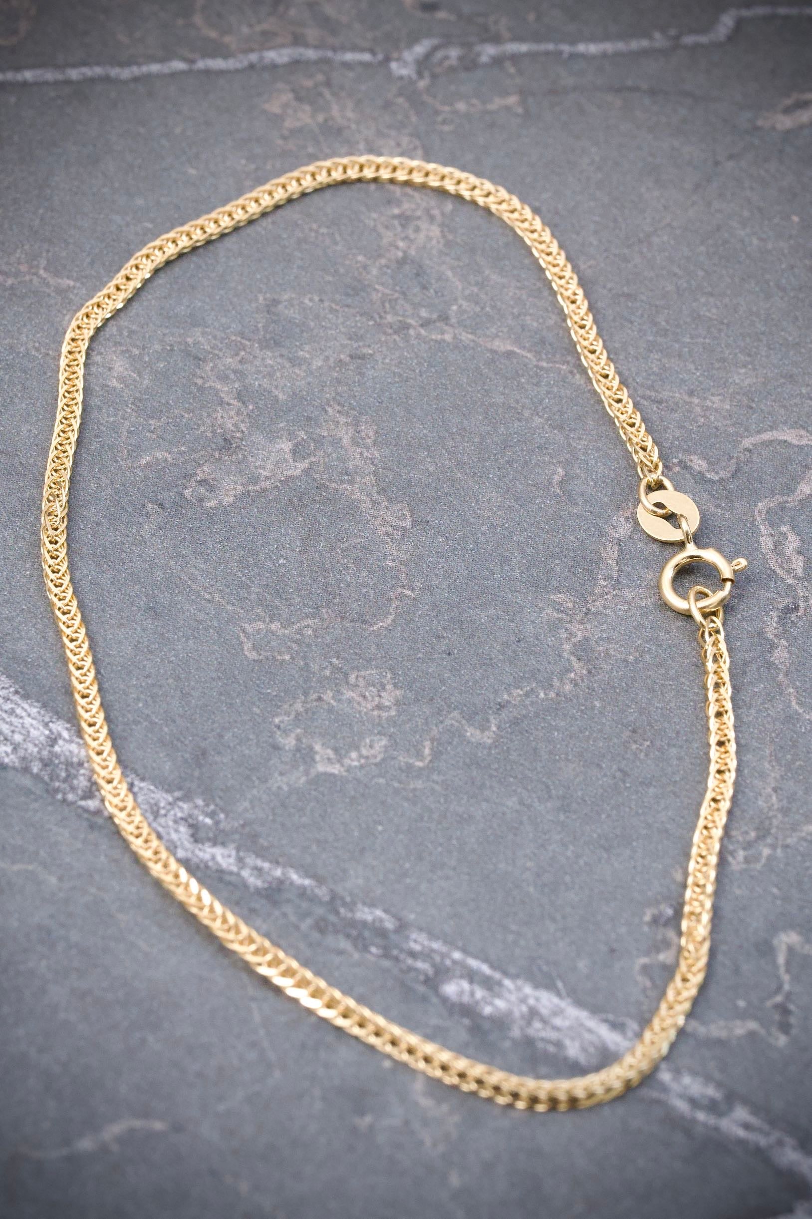 Pulso franco 1.4gr / Largo 19.5cm / Oro Amarillo italy +3 M