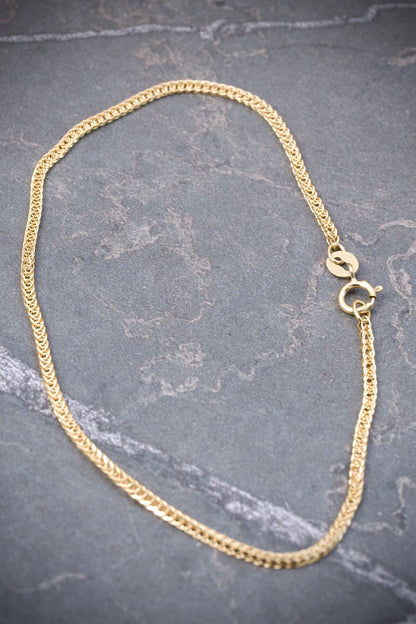 Pulso franco 1.4gr / Largo 19.5cm / Oro Amarillo italy +3 M