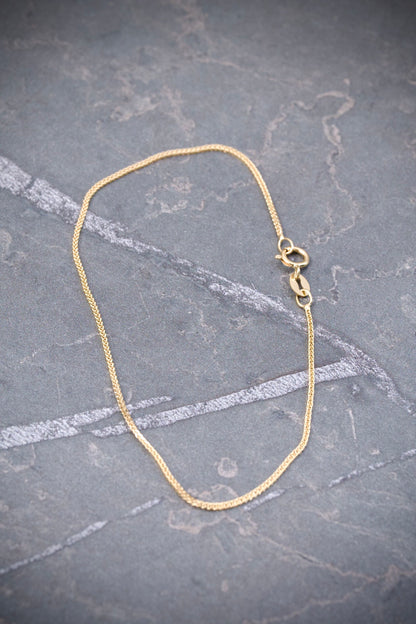 Pulso franco 0.7gr / Largo 18.5cm / Oro Amarillo italy +3 M