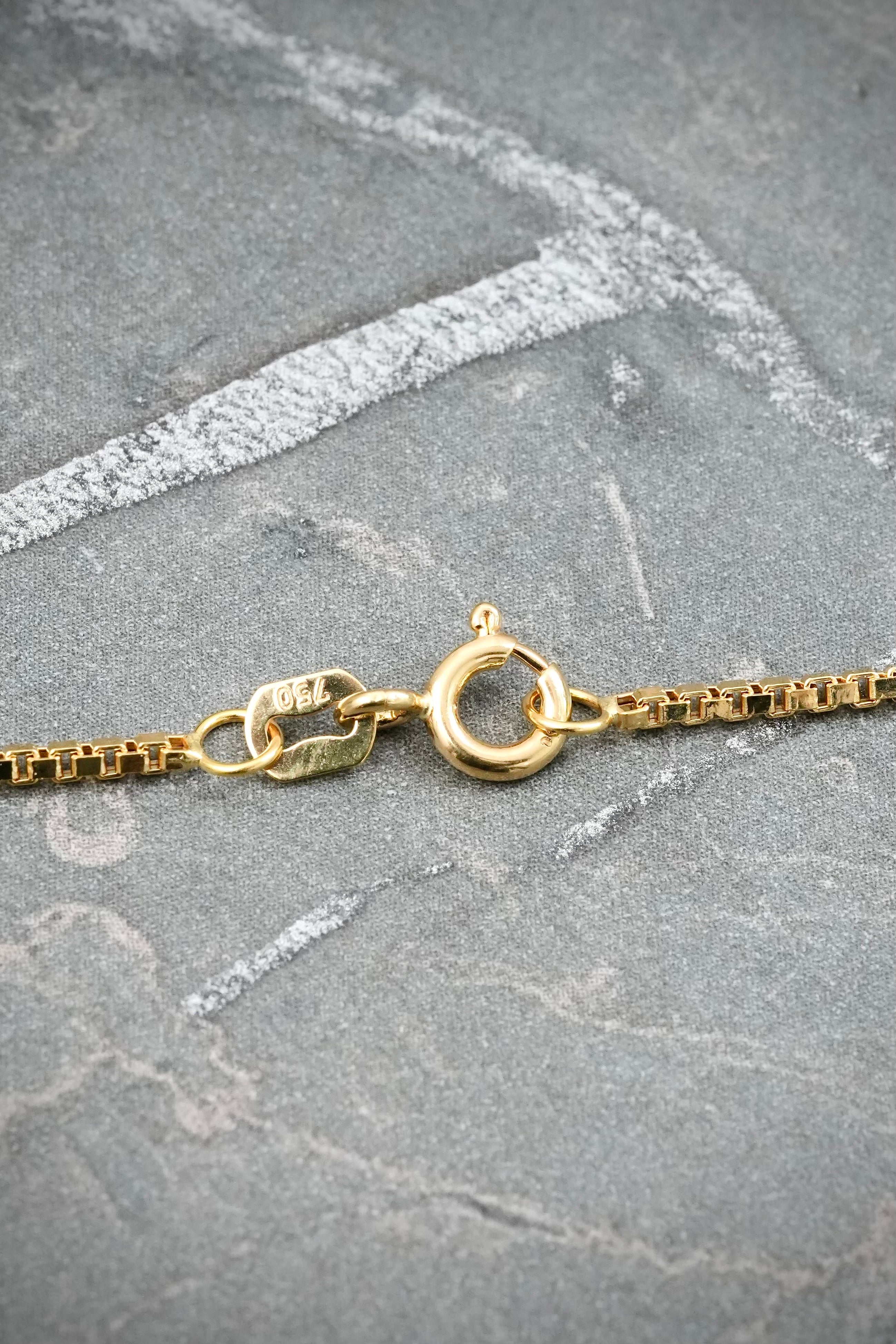 Cadena Veneciana 3.55gr / 60cm / 1.2mm — Oro Amarillo