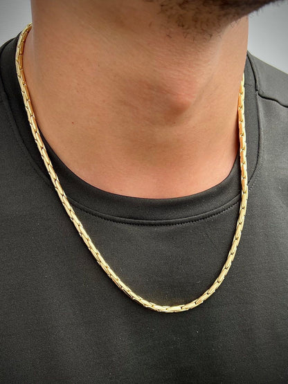 Cadena rustica 16.8gr / Largo 60cm / Oro Amarillo italy +4 M