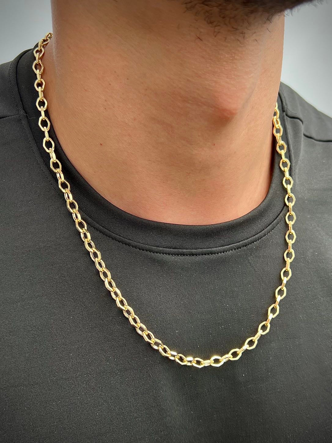 Cadena rolon 7.9gr / Largo 60cm / Oro Amarillo italy +3 M