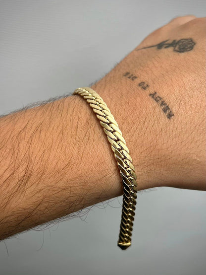 Pulso espiga 6.65gr / Largo 19cm / Oro Amarillo italy +3 B