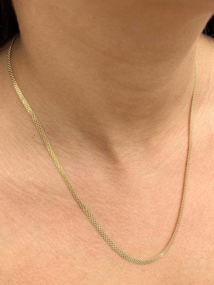 Cadena china 4.4gr / Largo 50cm / Oro Amarillo italy cte M