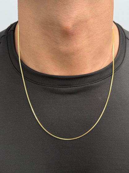 Cadena Veneciana 3.7gr / 60cm / 1.2mm — Oro Amarillo